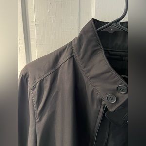 Banana Republic Black Raincoat